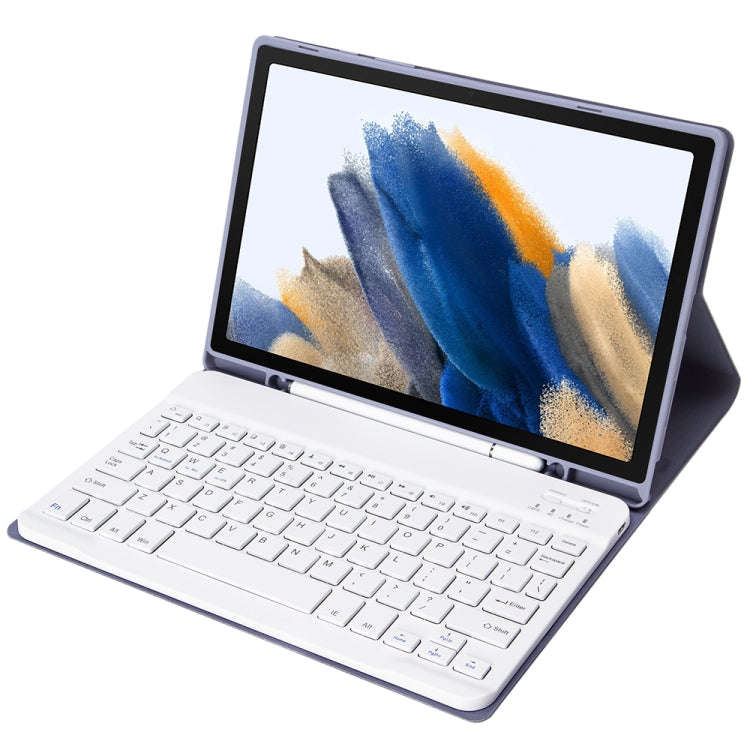 A08B Candy Color Bluetooth Keyboard Leather Case with Pen Slot For Samsung Galaxy Tab A8 10.5 202...