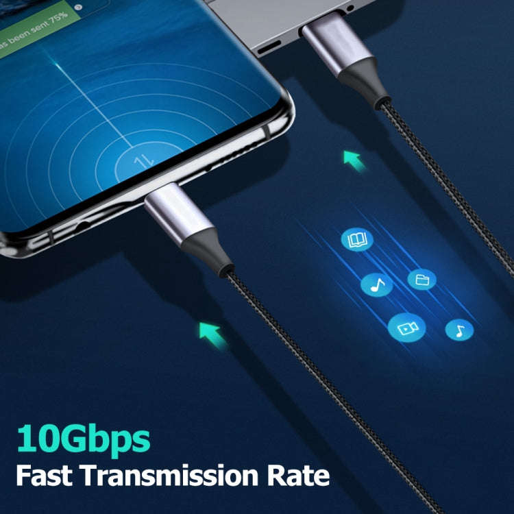 USB-C / Type-C Male to USB-C / Type-C Male Thunderbolt 3 Data Cable, Cable Length:50cm