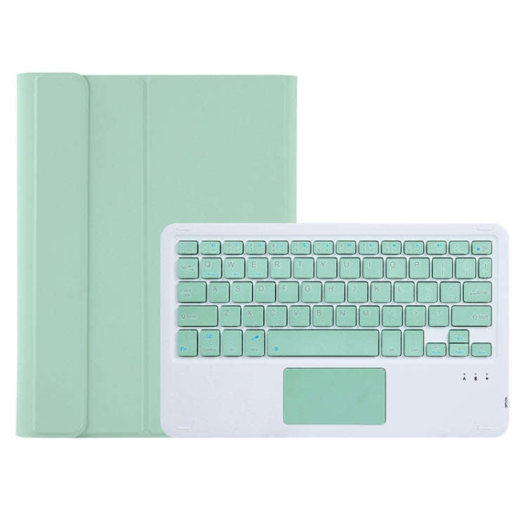 A08B-A Candy Color Bluetooth Keyboard Leather Case with Pen Slot & Touchpad For Samsung Galaxy Ta...