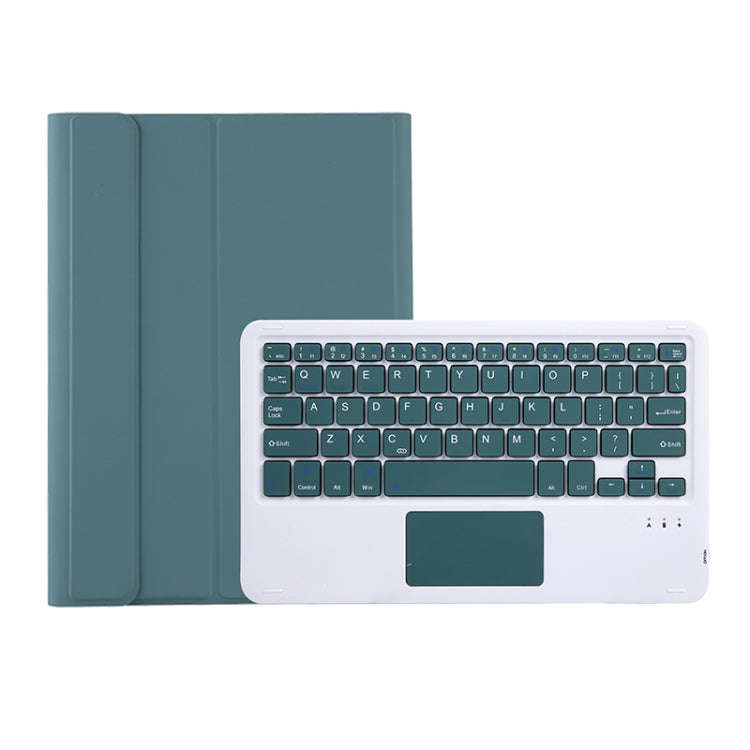 A08B-A Candy Color Bluetooth Keyboard Leather Case with Pen Slot & Touchpad For Samsung Galaxy Ta...