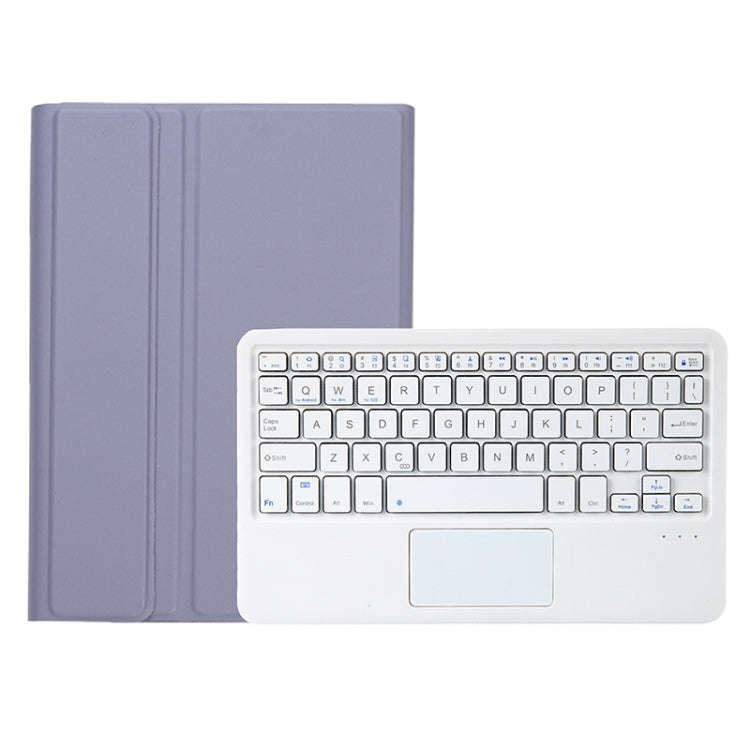 A08B-A Candy Color Bluetooth Keyboard Leather Case with Pen Slot & Touchpad For Samsung Galaxy Ta...