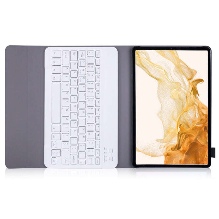 A700 Ultra-thin Bluetooth Keyboard Leather Case For Samsung Galaxy Tab S8 11 inch SM-X700 / SM-X7...