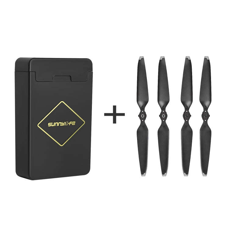 Sunnylife M3-SN376 2 Pairs Propeller Blade + Storage Box for DJI Mavic 3(Silver)