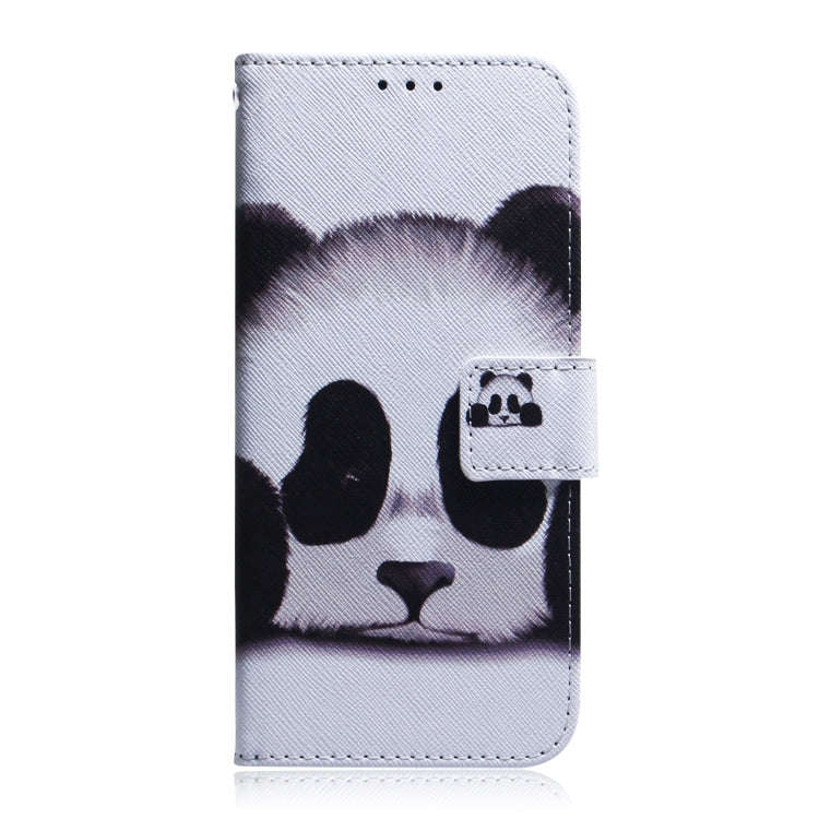 For Tecno Pova 2 Coloured Drawing Leather Phone Case(Panda)