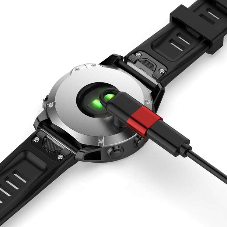 For Garmin Type-C / USB-C Female Watch Charging Adapter(Red)