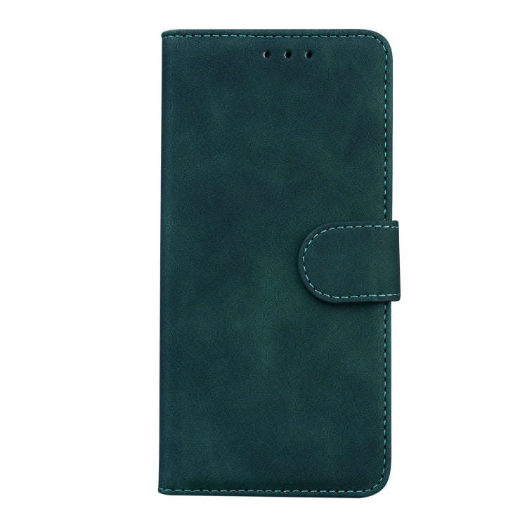 For UMIDIGI A5 Pro Skin Feel Pure Color Flip Leather Phone Case(Green)