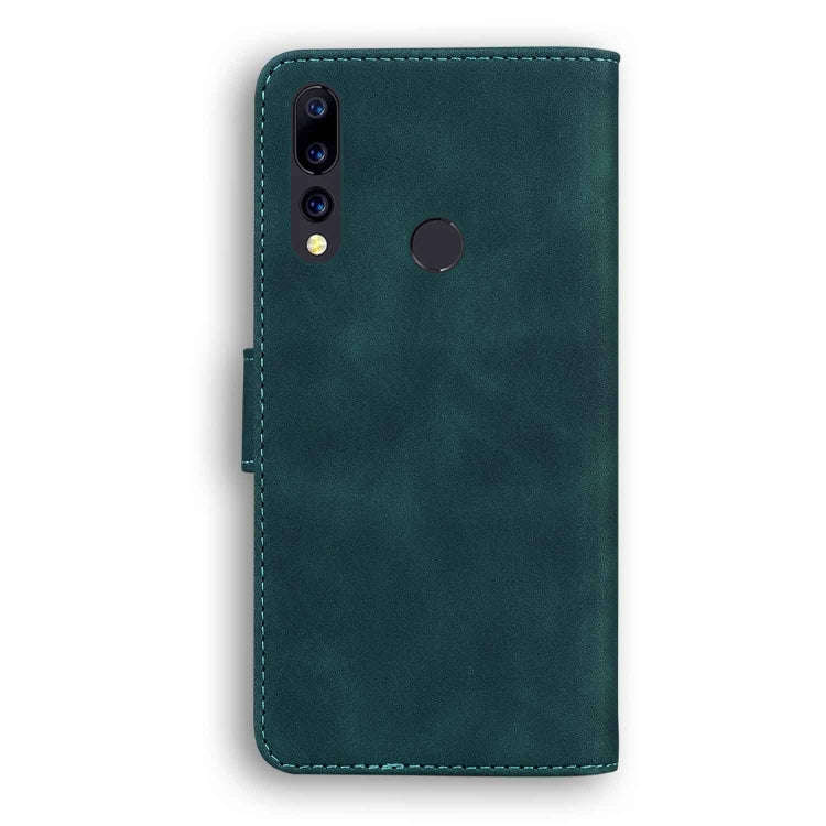 For UMIDIGI A5 Pro Skin Feel Pure Color Flip Leather Phone Case(Green)