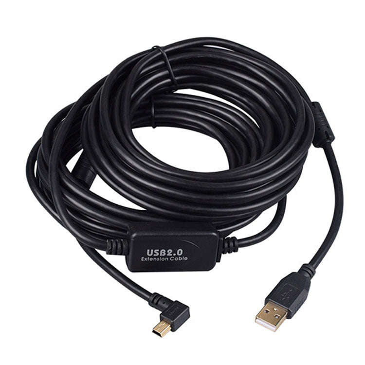 10m Elbow Mini 5 Pin to USB 2.0 Camera Extension Data Cable