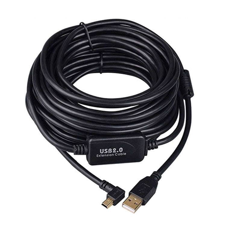 15m Elbow Mini 5 Pin to USB 2.0 Camera Extension Data Cable