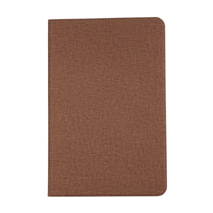 For Huawei Matepad Pro 10.8 inch Craft Cloth TPU Protective Case with Holder(Brown)