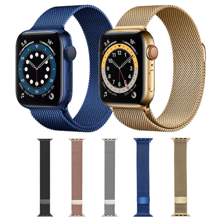 For Apple Watch Series 9&8&7 41mm / SE 3&SE 2&6&SE&5&4 40mm / 3&2&1 38mm Mutural Milanese Stainle...