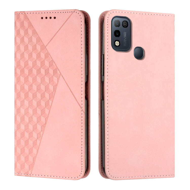 For Infinix Hot 11 Play/10 Play/Smart 5 2021 Diamond Splicing Skin Feel Magnetic Leather Phone Ca...