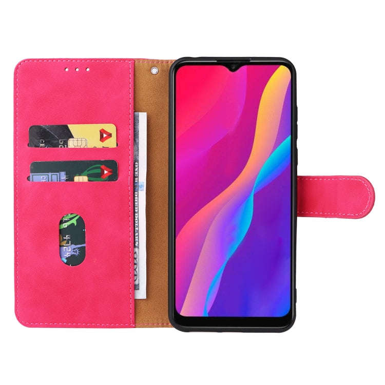 For TCL 30 SE Skin Feel Magnetic Flip Leather Phone Case(Rose Gold)
