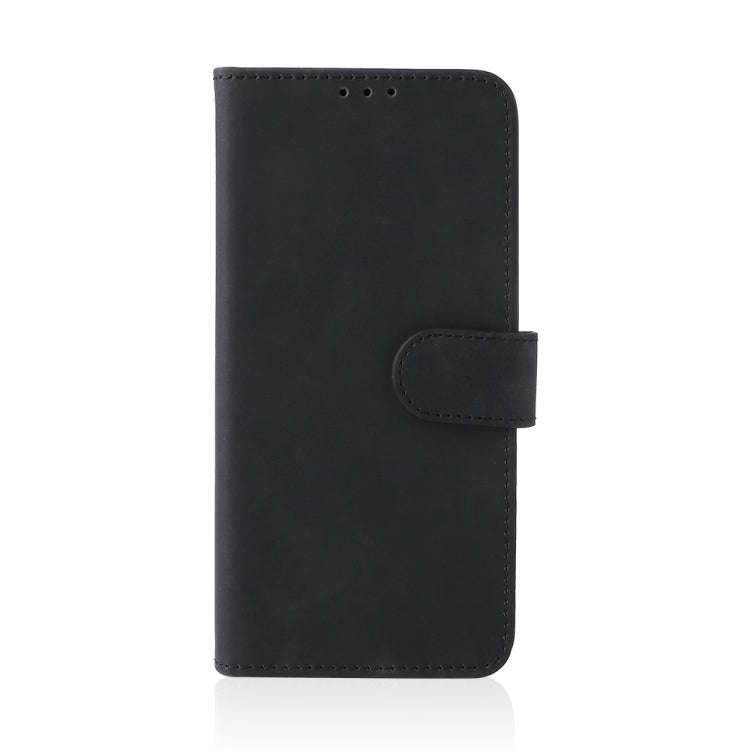 For TCL 30 SE Skin Feel Magnetic Flip Leather Phone Case(Black)