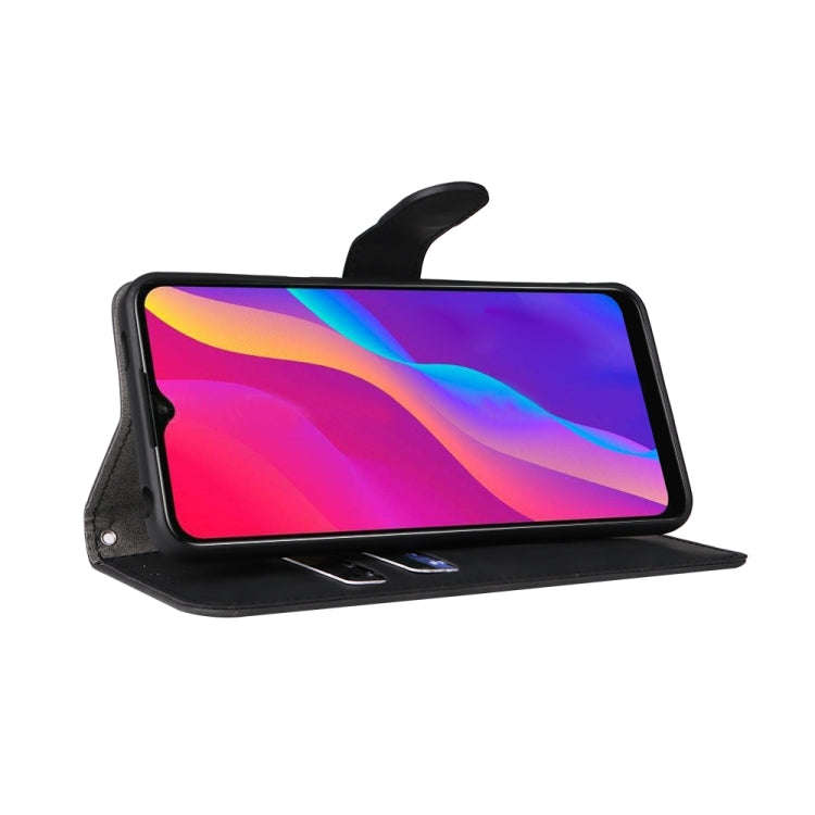 For TCL 30 SE Skin Feel Magnetic Flip Leather Phone Case(Black)
