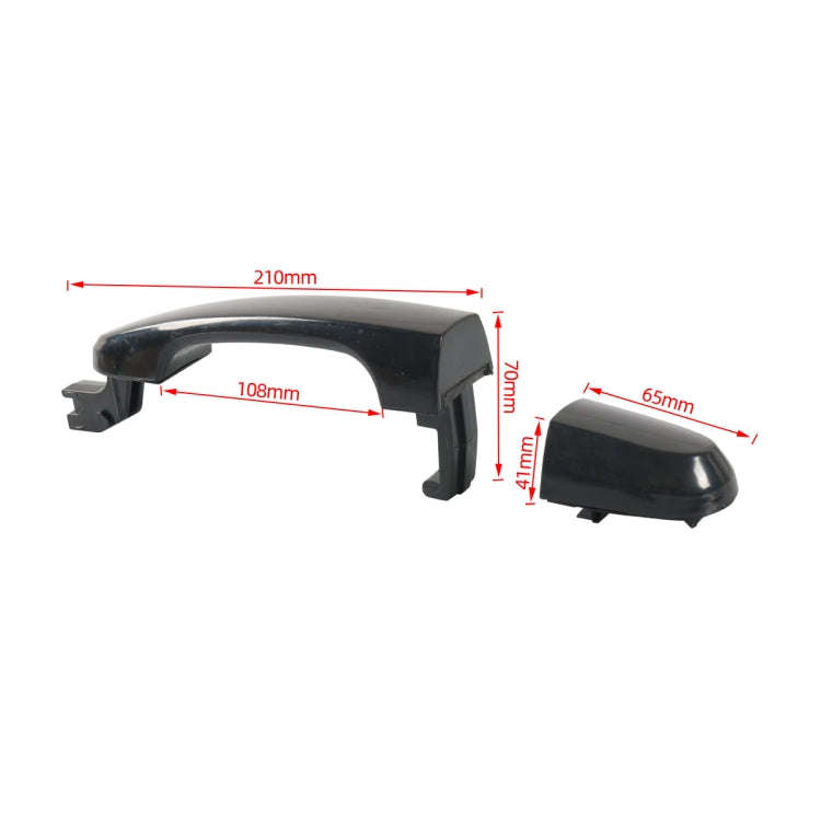 A6850-03 Car Rear Left Door Outside Handle 83651-1F010 for KIA Sportage 2005-2010