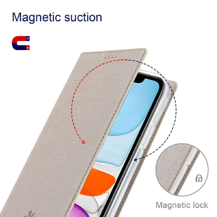 For OnePlus Nord CE 2 5G ViLi DMX Series Shockproof Magnetic Flip Leather Phone Case(Gold)