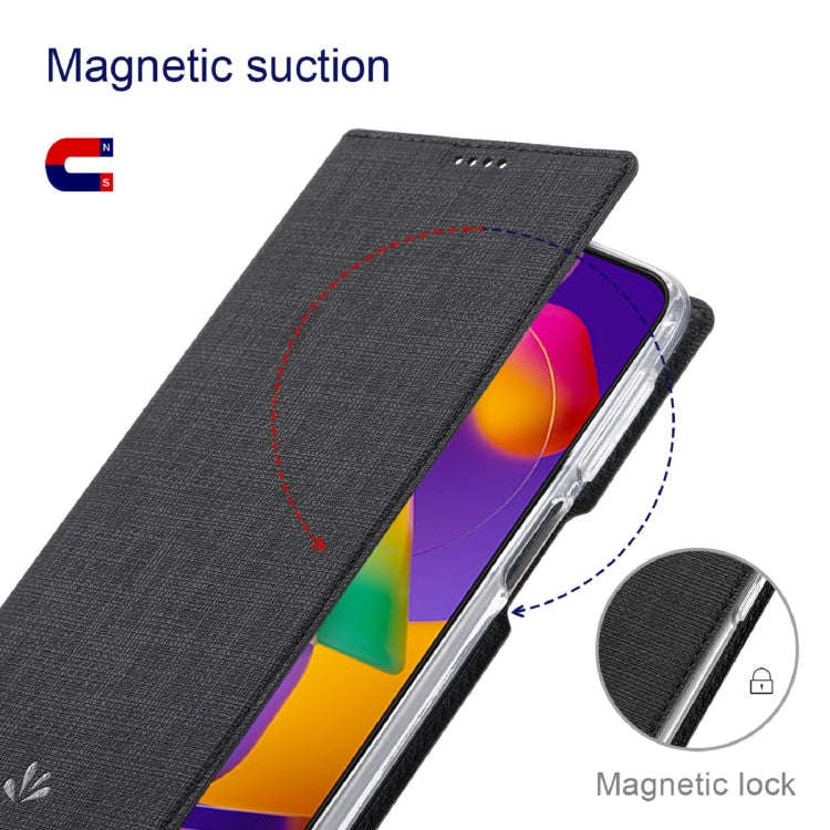 For Motorola Moto G22 ViLi DMX Series Shockproof Magnetic Flip Leather Phone Case(Black)