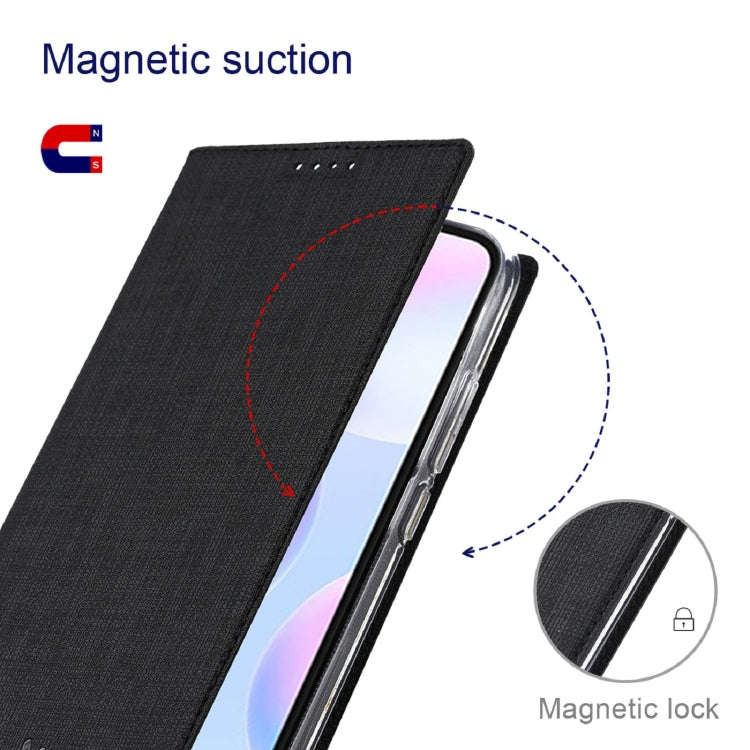 For OnePlus 10 Pro ViLi DMX Series Shockproof Magnetic Flip Leather Phone Case(Black)