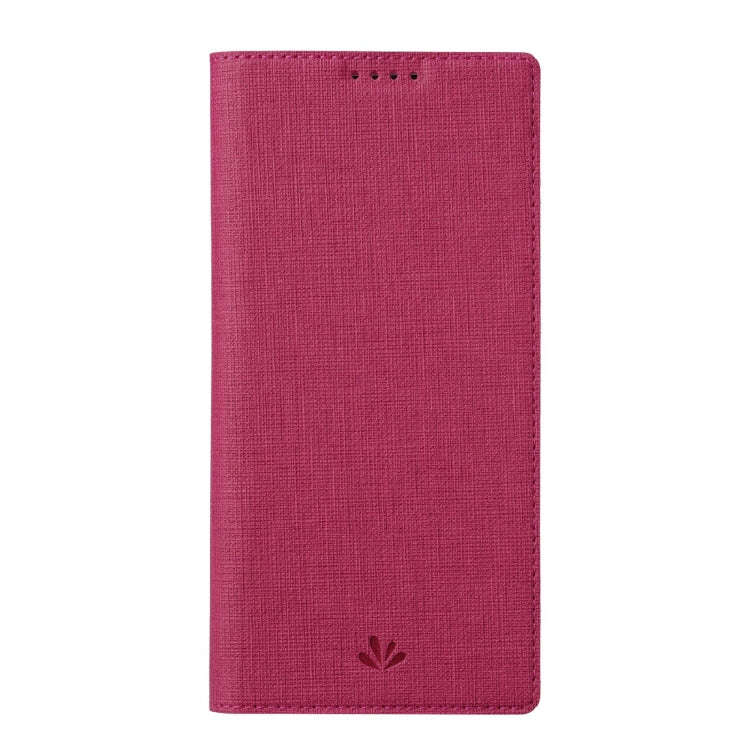 For OnePlus 10 Pro ViLi DMX Series Shockproof Magnetic Flip Leather Phone Case(Rose Red)