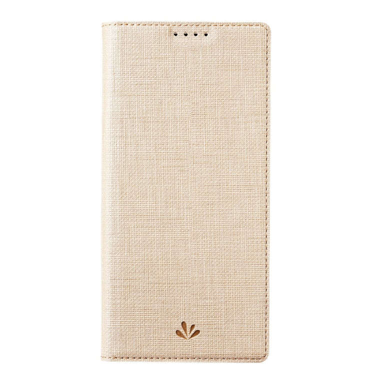 For OnePlus 10 Pro ViLi DMX Series Shockproof Magnetic Flip Leather Phone Case(Gold)