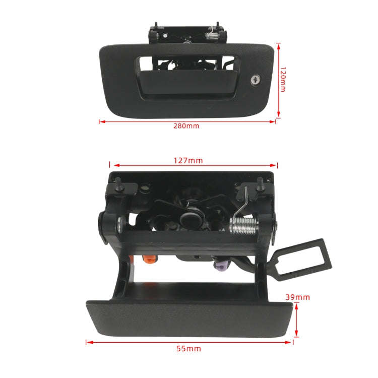 A6848 Car Tailgate Handle Kit 22755305 for Chevrolet / GMC