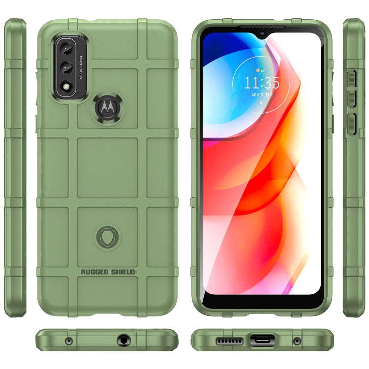 For Motorola Moto G Play 2022 Full Coverage Shockproof TPU Phone Case(Green)