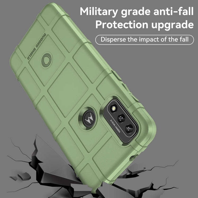 For Motorola Moto G Play 2022 Full Coverage Shockproof TPU Phone Case(Green)