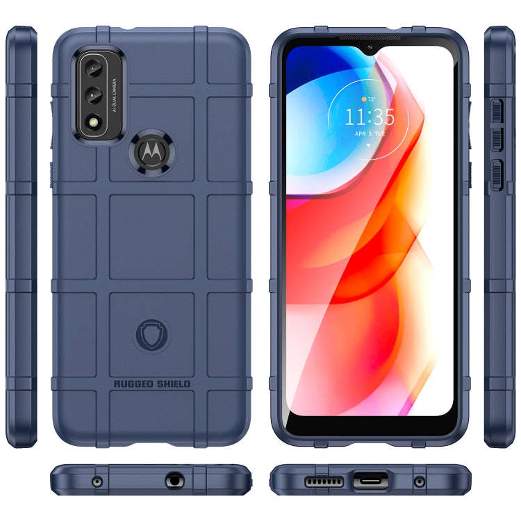 For Motorola Moto G Play 2022 Full Coverage Shockproof TPU Phone Case(Blue)