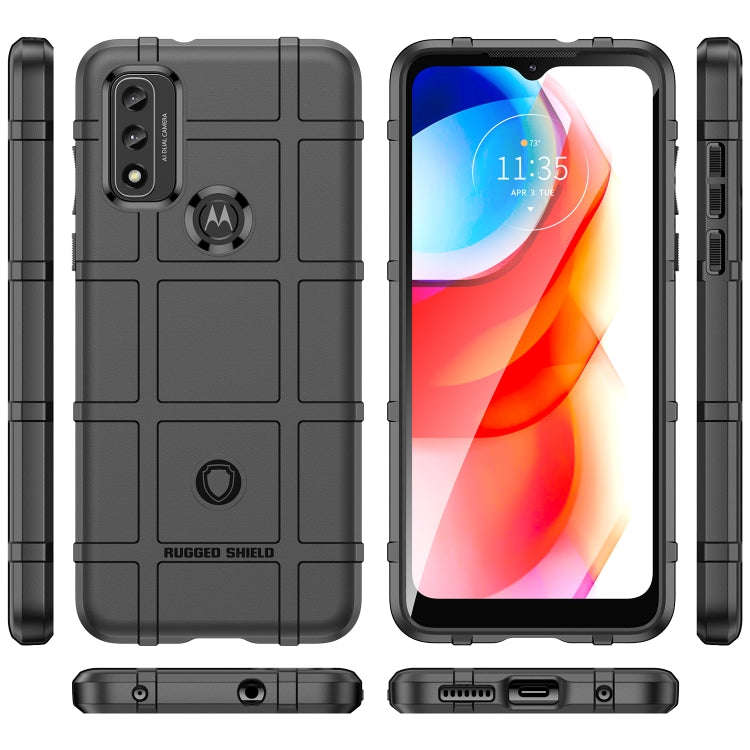 For Motorola Moto G Play 2022 Full Coverage Shockproof TPU Phone Case(Black)