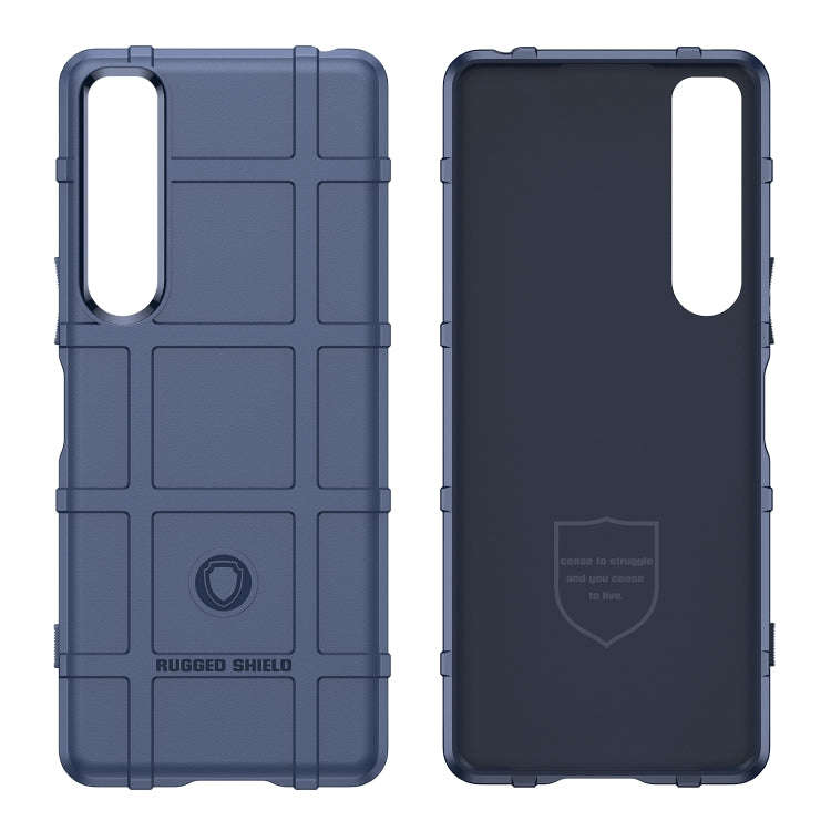 For Sony Xperia 1 IV Full Coverage Shockproof TPU Phone Case(Blue)