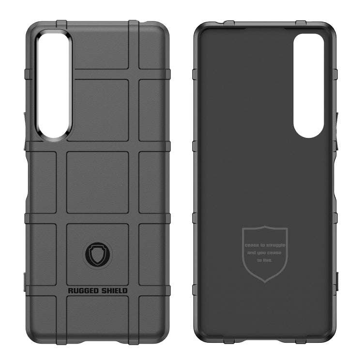 For Sony Xperia 1 IV Full Coverage Shockproof TPU Phone Case(Black)