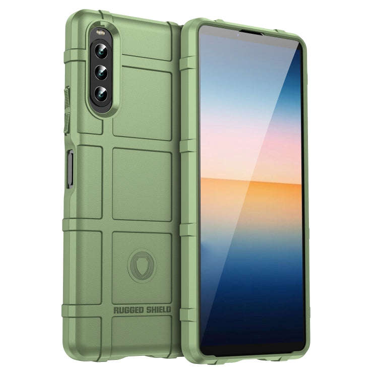 For Sony Xperia 10 IV Full Coverage Shockproof TPU Phone Case(Green)