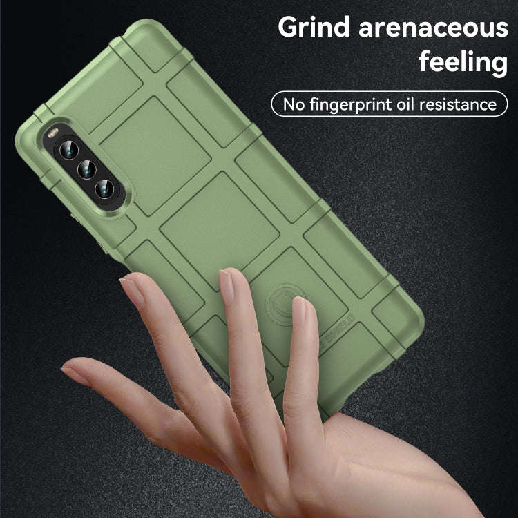 For Sony Xperia 10 IV Full Coverage Shockproof TPU Phone Case(Green)