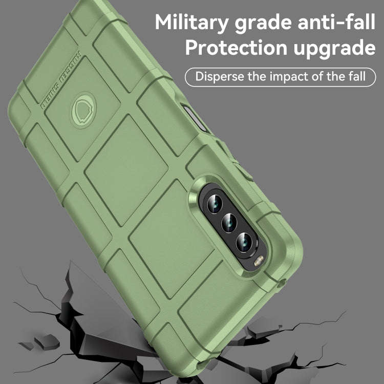 For Sony Xperia 10 IV Full Coverage Shockproof TPU Phone Case(Green)