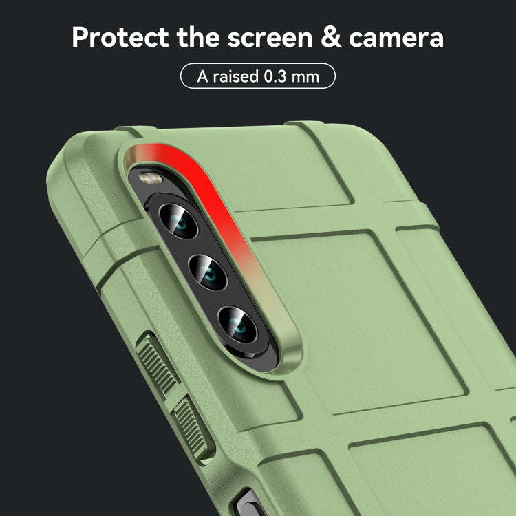 For Sony Xperia 10 IV Full Coverage Shockproof TPU Phone Case(Green)