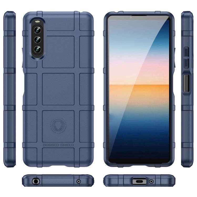 For Sony Xperia 10 IV Full Coverage Shockproof TPU Phone Case(Blue)