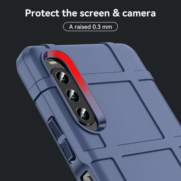 For Sony Xperia 10 IV Full Coverage Shockproof TPU Phone Case(Blue)