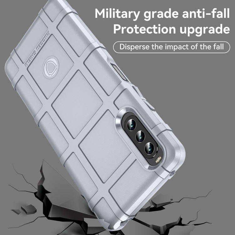 For Sony Xperia 10 IV Full Coverage Shockproof TPU Phone Case(Grey)