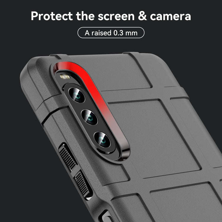 For Sony Xperia 10 IV Full Coverage Shockproof TPU Phone Case(Black)