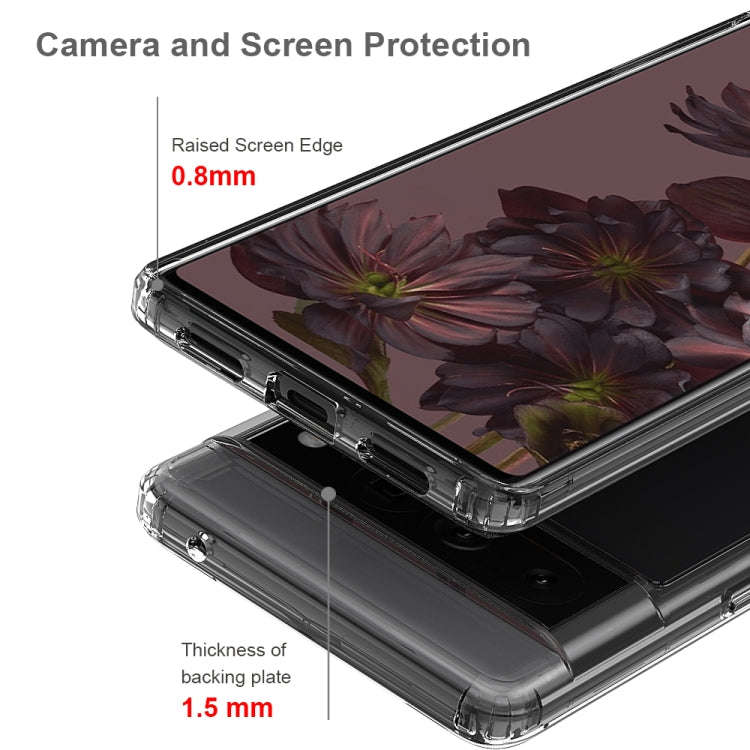 For Google Pixel 7 Pro Scratchproof TPU + Acrylic Protective Case(Transparent)