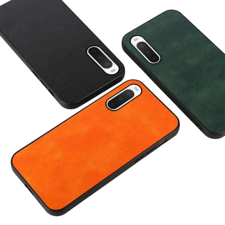 For Sony Xperia 10 IV Two-color Litchi Texture Phone Case(Green)