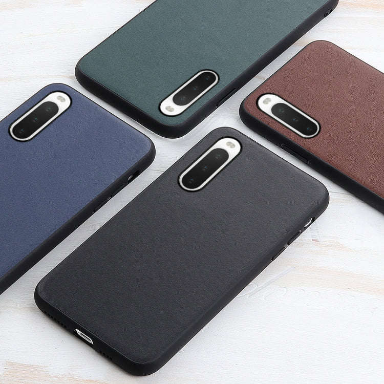 For Sony Xperia 10 IV Sheep Texture Leather Phone Case(Brown)