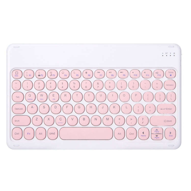 For Xiaomi Pad 6S Pro 12.4 2024 +X3 Candy Color Round Keys Bluetooth Keyboard Leather Case(Light ...