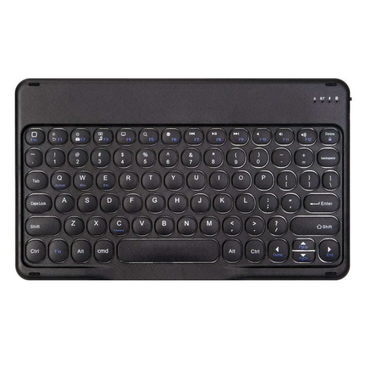 For Xiaomi Pad 6S Pro 12.4 2024 +X3 Candy Color Round Keys Bluetooth Keyboard Leather Case(Black)