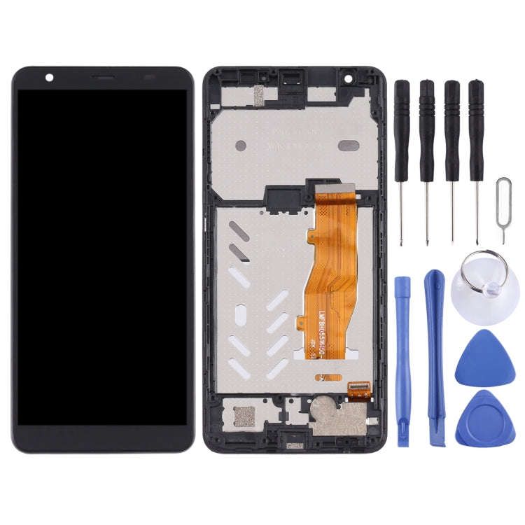 OEM LCD Screen For ZTE Blade A5 2019 Digitizer Full Assembly with FrameBlack)
