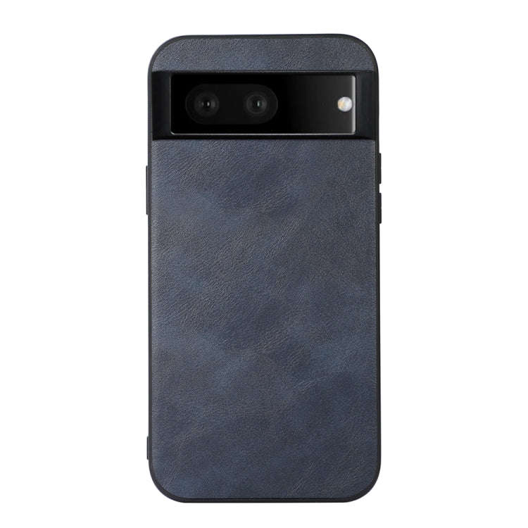 For Google Pixel 7 5G Cowhide Texture PU Phone Case(Blue)
