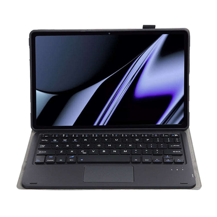 OP11-A Lambskin Texture Ultra-thin Bluetooth Keyboard Leather Case with Touchpad For OPPO Pad 11 ...