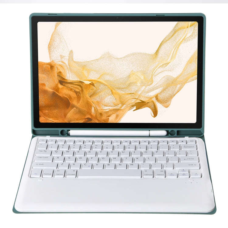 A800B Candy Color Detachable Bluetooth Keyboard Case with Pen Slot for Samsung Galaxy Tab S8+  / ...