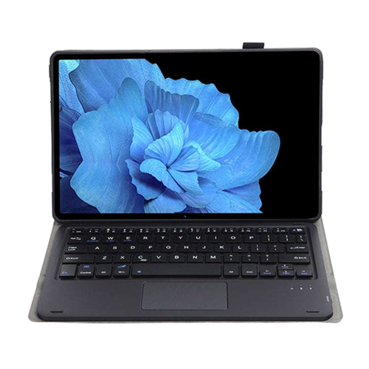 AV11-A Lambskin Texture Ultra-thin Bluetooth Keyboard Leather Case with Touch Pad For vivo Pad 11...